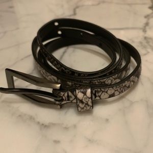 Calvin Klein Snakeskin Belt